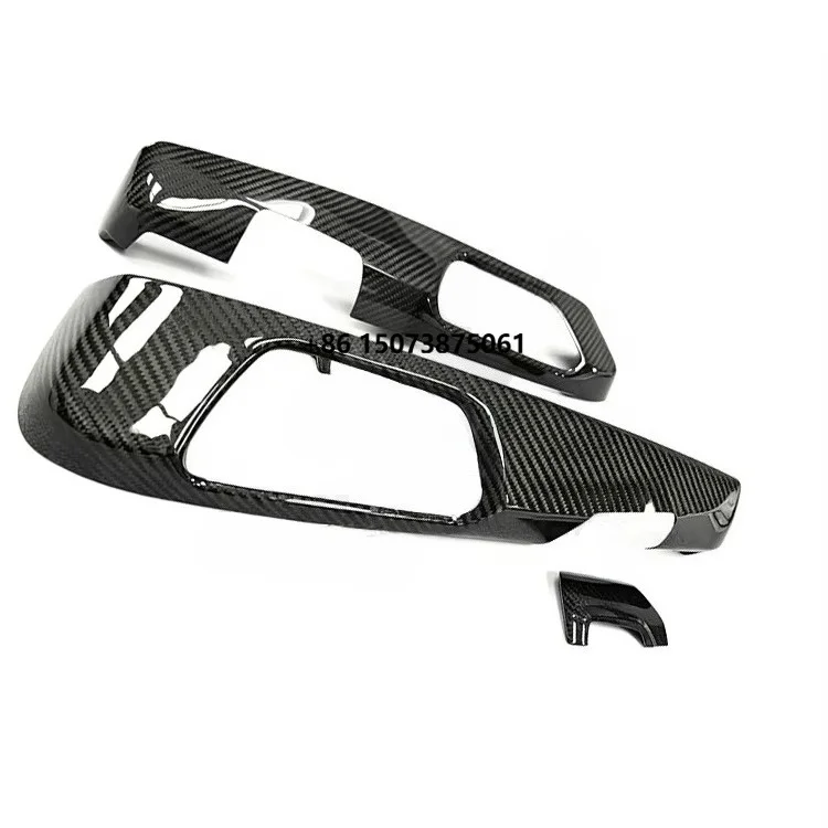 OEM style dry carbon fiber interior trim frame panel cover shell frame for  F80 F82 side seat trim