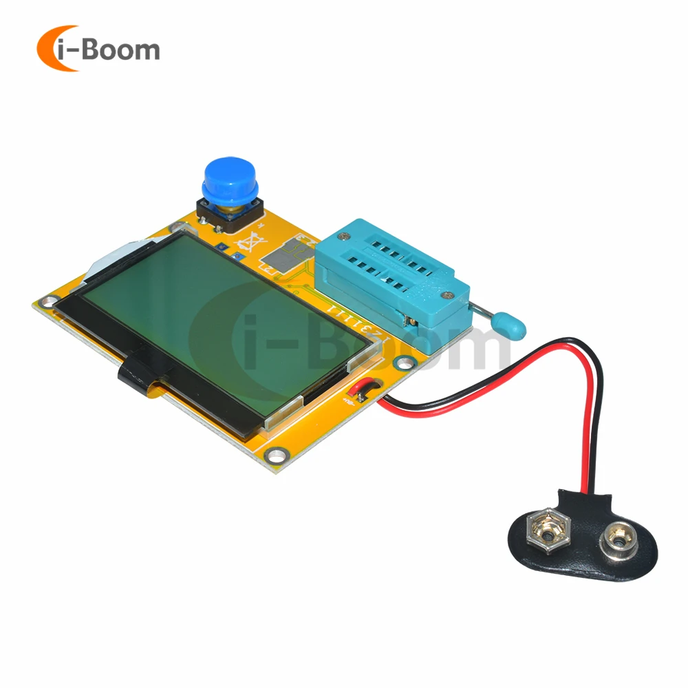 LCR-T4 Transistor Tester Diode Triode Capacitance Meter ESR Meter Automatic Detection NPN PNP SCR Inductance LCD Display