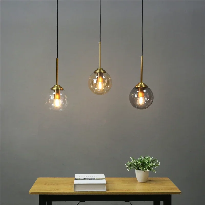 

Ball Nordic Glass Modern Wall Lamps LED Vintage Mirror Beside Bedroom Light Living Room Decoration for Home Wall Lights Fixtures