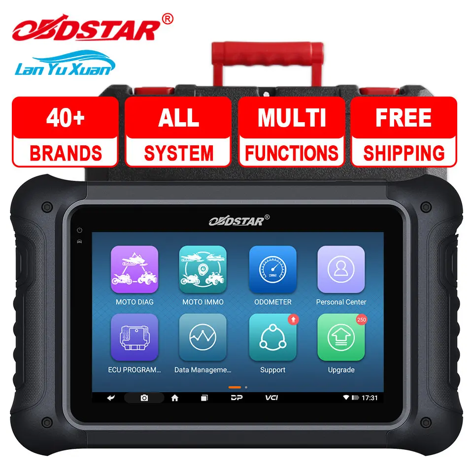 OBDSTAR MS70 Universal OBD Motorcycle Scanner Bike Diagnostic Tool Fault code reader Full System Diagnosis wholesale