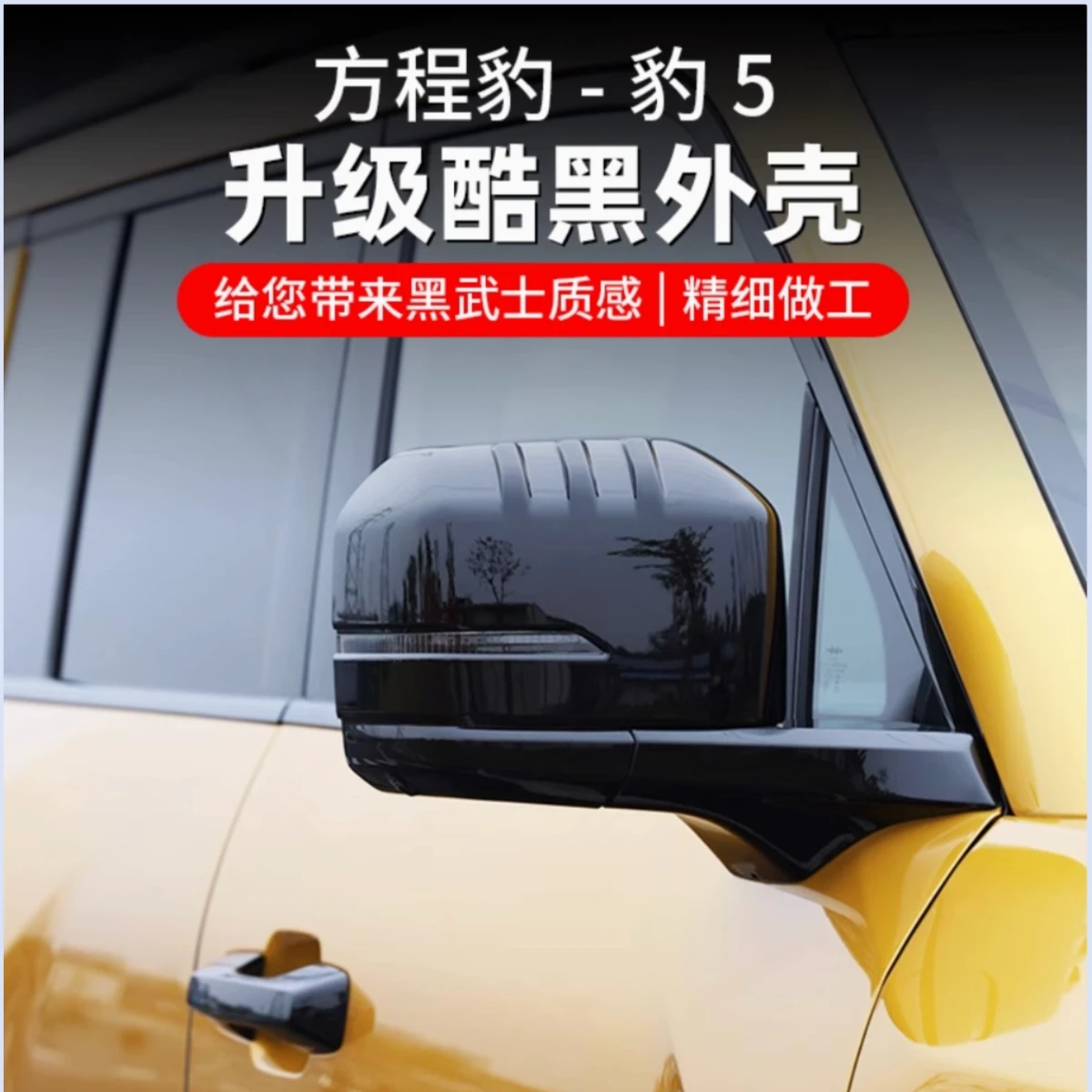 

Для BYD Equation Leopard 5 23-25 Защитная крышка зеркала заднего вида Корпус зеркала заднего вида против царапин специальный аксессуар 2 шт.