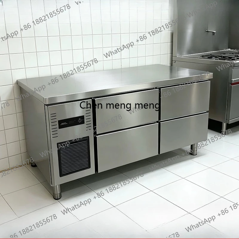 

Drawer refrigerated workbench Commercial freezer Stainless steel kitchen fresh-keeping console