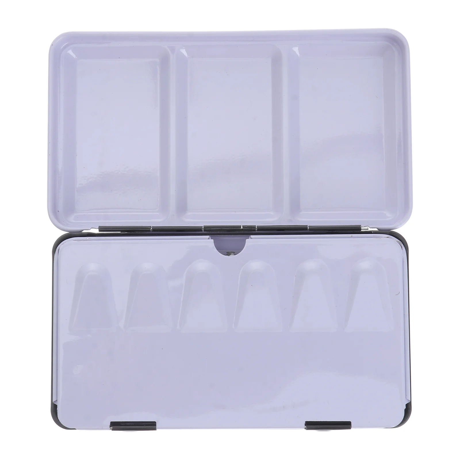 

Watercolor Paint Box Metal Tin Case Portable Strips Empty Pots Travel
