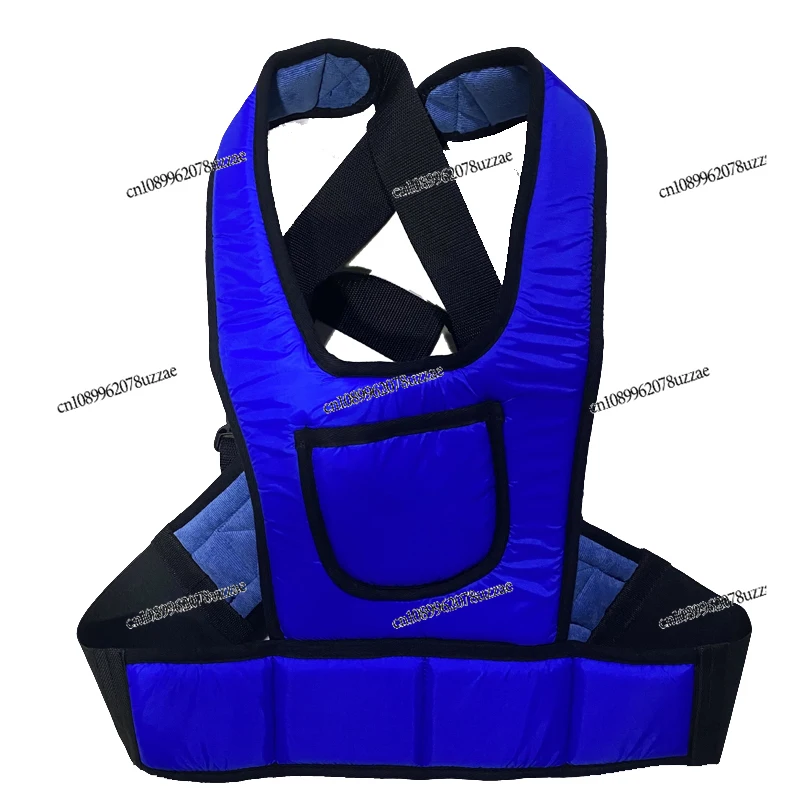 Ceinture fixe Anti-chute pour fauteuil roulant électrique, ceinture de sécurité croisée, gilet d'épaule, ceinture de sécurité étanche pour fauteuil roulant