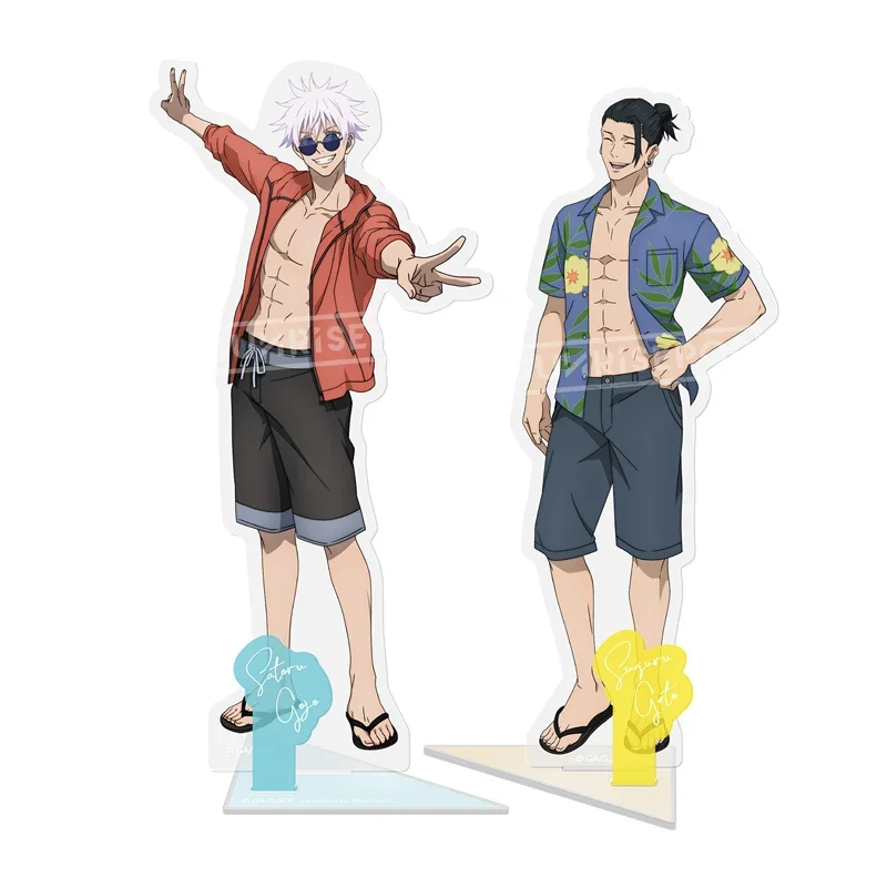 Jujutsu Kaisen Acrylic Standing Brand Peripheral Products Satoru Gojo Geto Suguru Summer Beach Single Series SUNRISEPOP Original