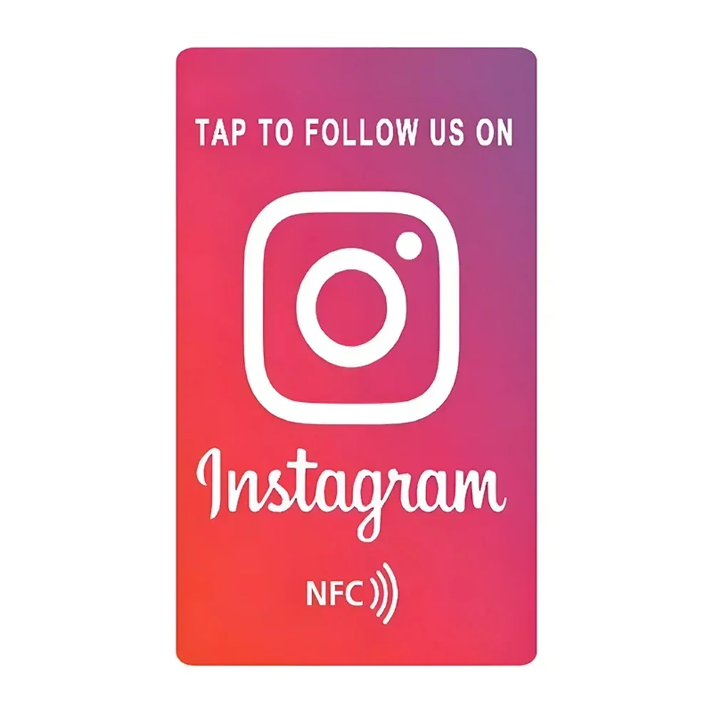 HACHANLUN Universal NFC Google Review Cards Facebook Instagam for iPhone/Android Tap URL Writing Social Business Review Cards