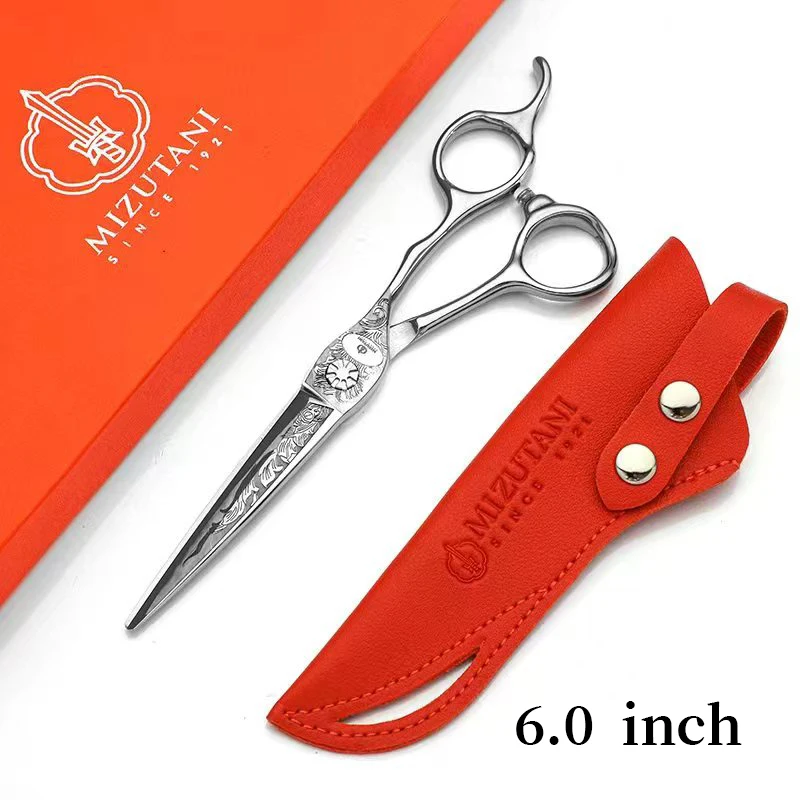 

MIZUTANI barber, professional haircut tools,Scissors set,Barber specific scissorsthinning scissors, 6.0-inch ,440C, VG10.