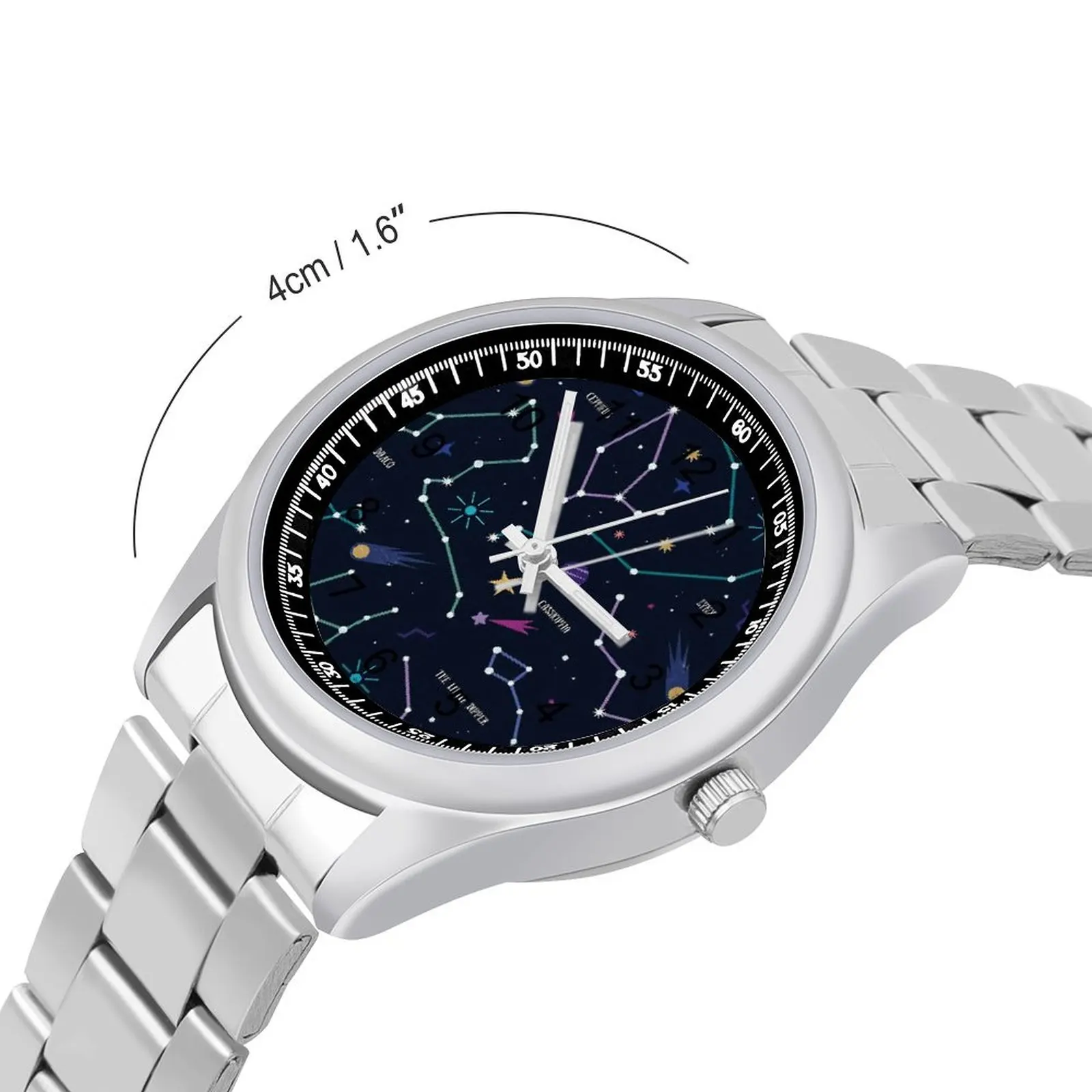 The Galaxy Stars Quartz Watch Constellations And Night Sky Photo Modern Wrist Watches Steel Upwrist Home Teens Wristwatch