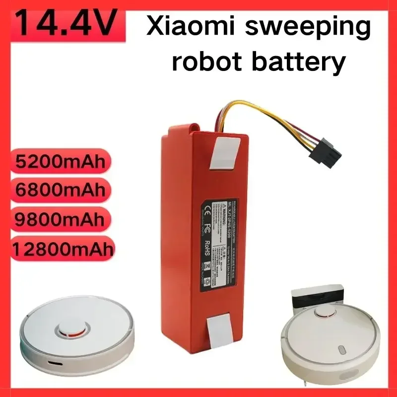 100% Original BRR-2P4S-5200S Robotic Vacuum Cleaner Replacement Battery For Xiaomi Roborock S55 S60 S65 S50 S51 S5 MAX S6 Parts