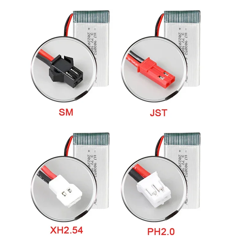 1800mAh 25C 903052 بطارية قابلة للشحن ل Syma X5SW X5SC X5C H5P أجهزة الاستقبال عن بعد أجزاء الملحقات