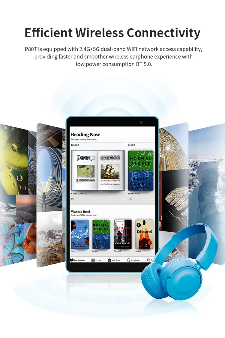Teclast P80T 2023 Tablet (Allwinner A133 1.8GHz Quad-Core/3GB RAM/32GB ROM/8 Inch 1200*800iPS/WiFi 6/BT 5.0/4000mAh