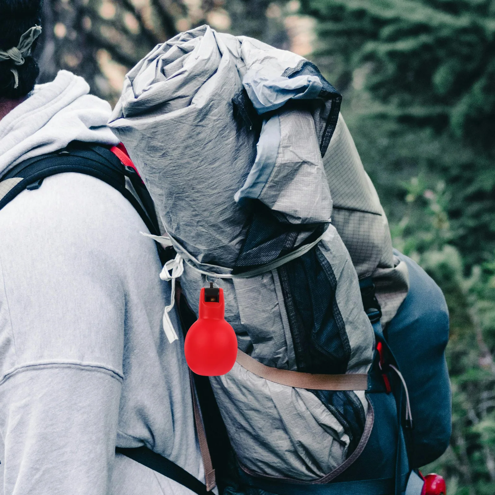 2 قطعة متعددة الوظائف اليد ضغط صافرة في الهواء الطلق بقاء المحمولة للتخييم التنزه الرياضة الحيوانات الأليفة التدريب المفاتيح