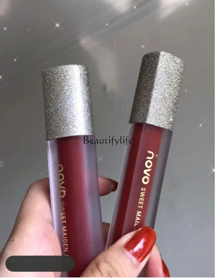 

Love Air Lip Lacquer Red Brown Velvet Matte Cheap Lip Mud Matte Domestic Lipstick