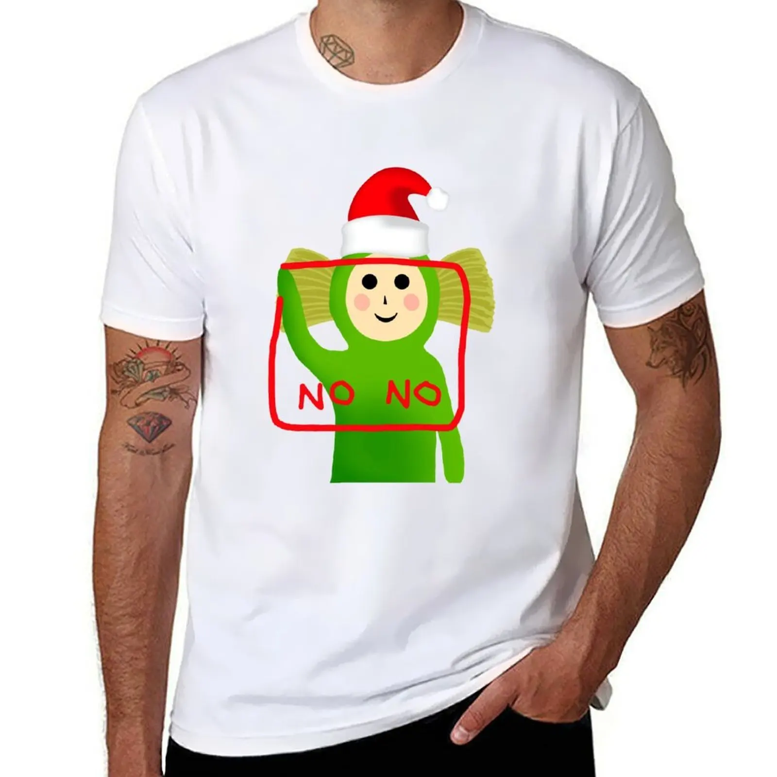 

No No Square - Christmas Edition T-Shirt t shirts for man pack cotton man graphic t shirt T-Shirt