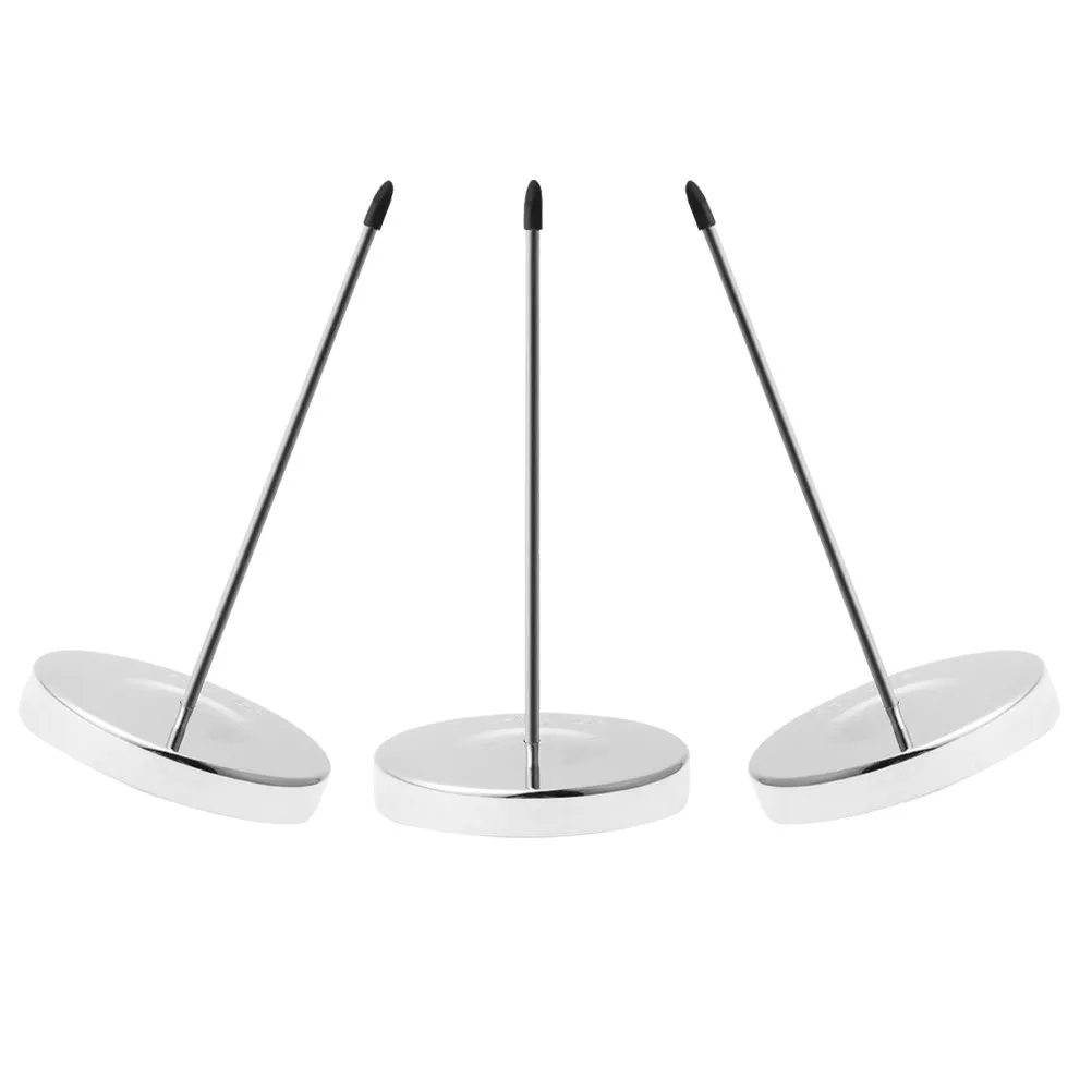 3Pcs Premium Stainless Steel Receipt Holder Spike Desk Check Spindle for Office Pub Milk Tea Shop Tidy Desktop Storage Organizer
