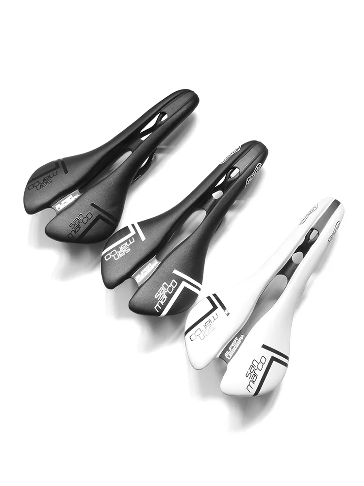 AliExpress SAN MARCO San Marco Aspider Carbon Bike Saddle Road TT Microfiber Surface Men Women MTB Mountain Racing Bicycle Seats Wide Cycling Parts