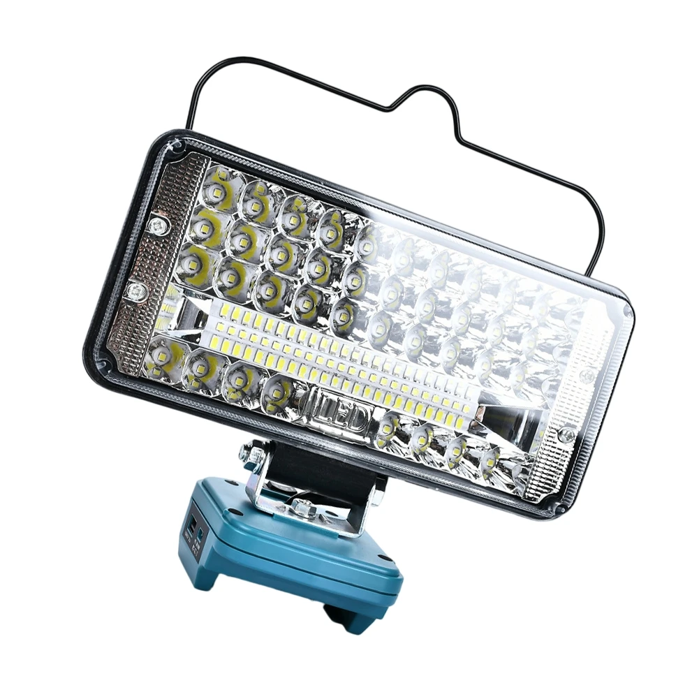Work Light Designed for 14.4V Input Voltage Supporting Multiple Power Tool Batteries for Reliable For Job Site Use