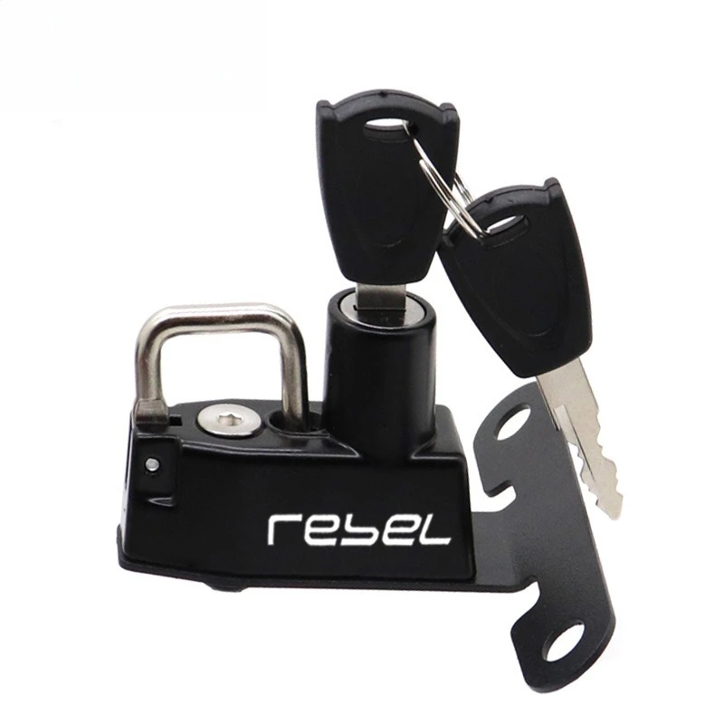 Helmet Safety Lock For Honda Rebel CM300 CM500 CMX300/500 2017-2023 Motorcycle Non-Destructive Installation Anti-Theft Lock