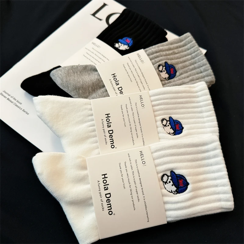 جوارب رياضية قطنية خالصة للرجال تصل إلى منتصف الساق، جوارب كرة السلة للنساء، جوارب عصرية تمتص العرق ومقاومة للروائح الكريهة