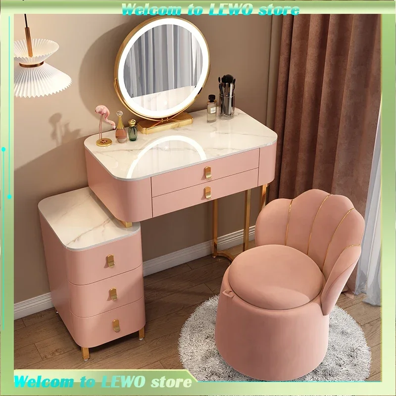 

Luxury Designer Dressing Table Rock Slab Modern Simple Dressing Table Cabinet Makeup Penteadeiras De Maquiagem Bedroom Furniture