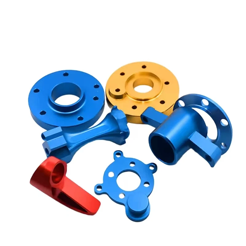 

Custom CNC machined aluminum alloy color anodizing mechanical structural parts industrial equipment accessories collection