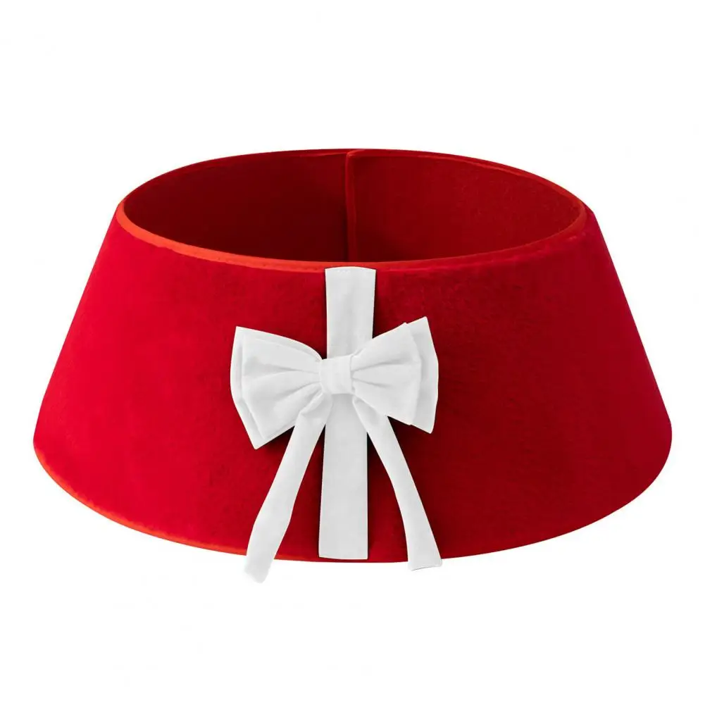 

Festive Christmas Decor Christmas Tree Skirt Faux Suede Festive Christmas Tree Skirt with Soft Faux Suede Bow Design for Xmas