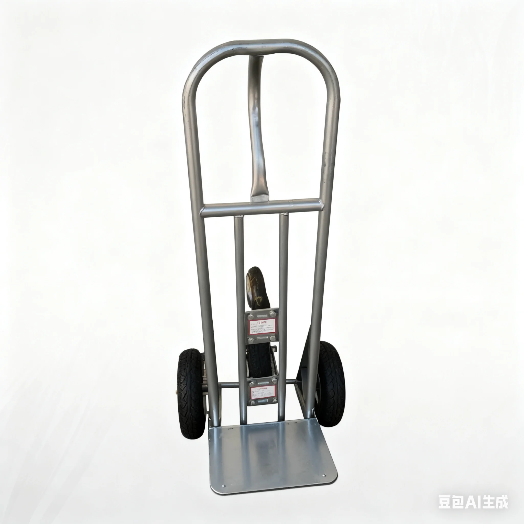 

250kg P-Type Handle Steel Four-Wheel Stair Climber Hand Truck Goods Wagon Handcarts Trolley Powder Coated
