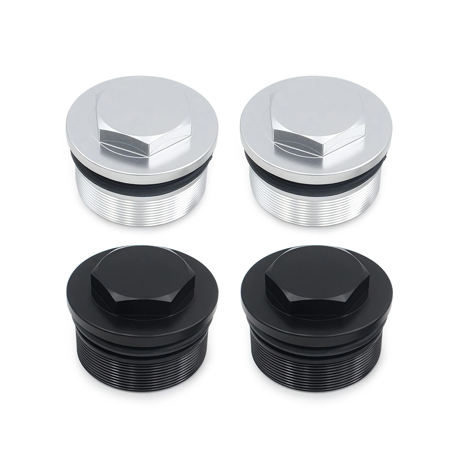 Front Fork Shock Suspension Caps Pair For KAWASAKI NINJA 400 2011-2014 ZR400 Zephyr X 2002-2007 ZRX400 2004-2008 44029-0005