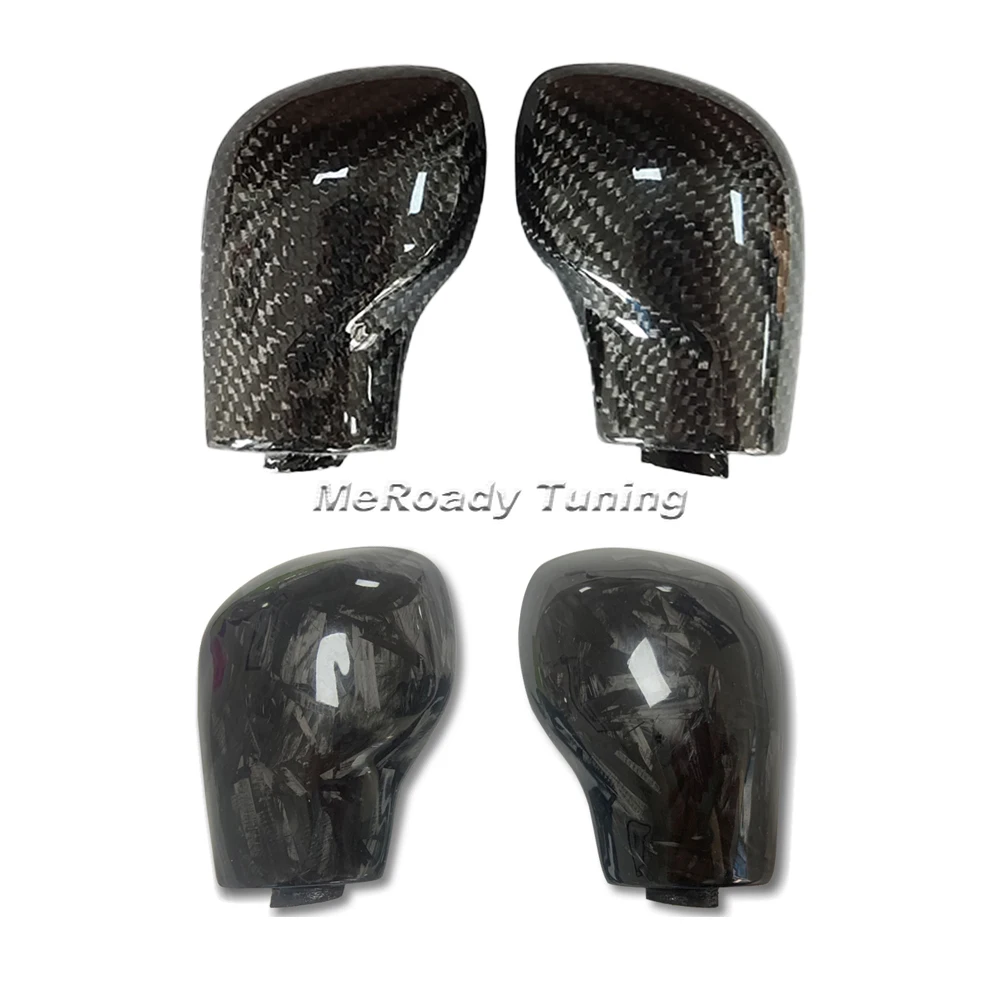 Forge Carbon Fiber Shift Knob DSG Gear stick cover for VW Golf 7 GTI Passat B7 B8 Bora Tiguan MK2 Scirocco Jetta Mk6 interior