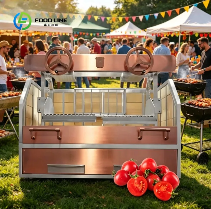 Portable Steak Grill for Camping and Tailgating Adjustable Height Grates,  Perfect for Searing Steaks, Burgers, and Seafood