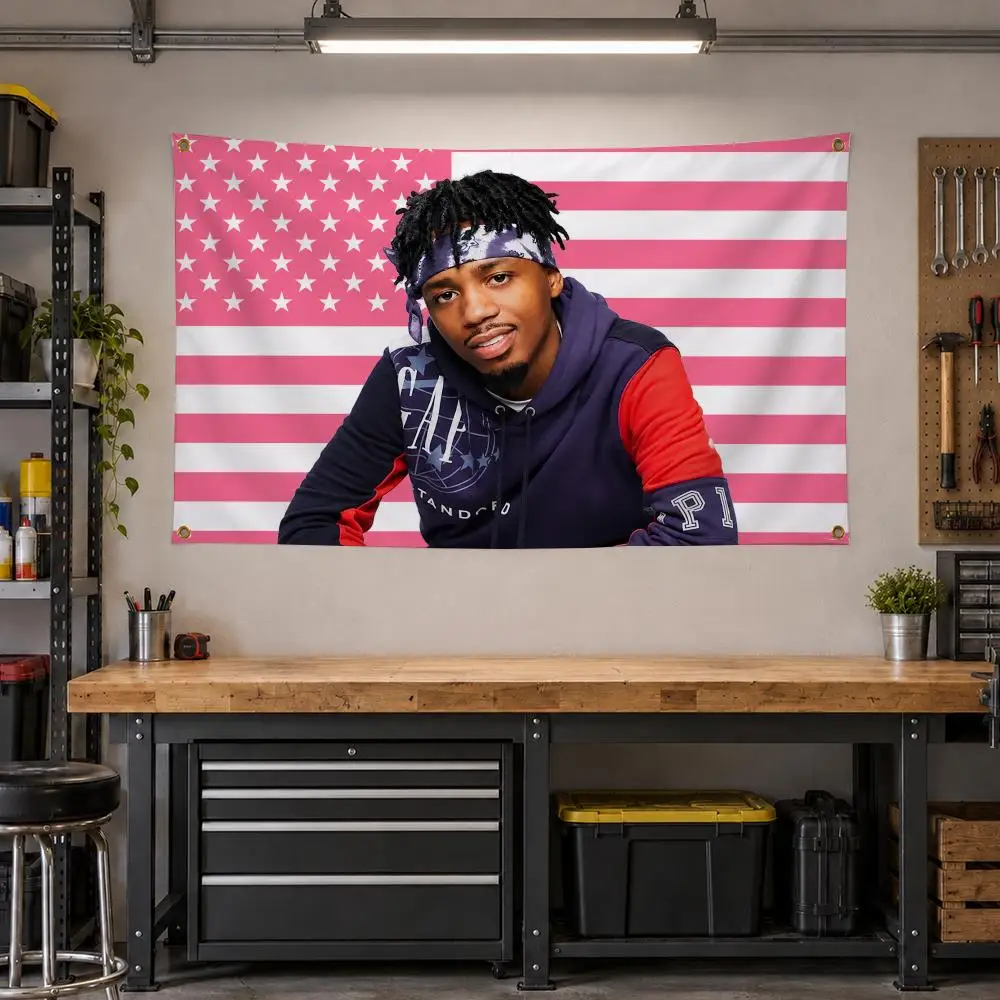 Producer Metro Boomin Hip Hop Flags Personalized Banner Flag Room Dorm Camping Picnic Garage Bar Outdoor Wall Decor