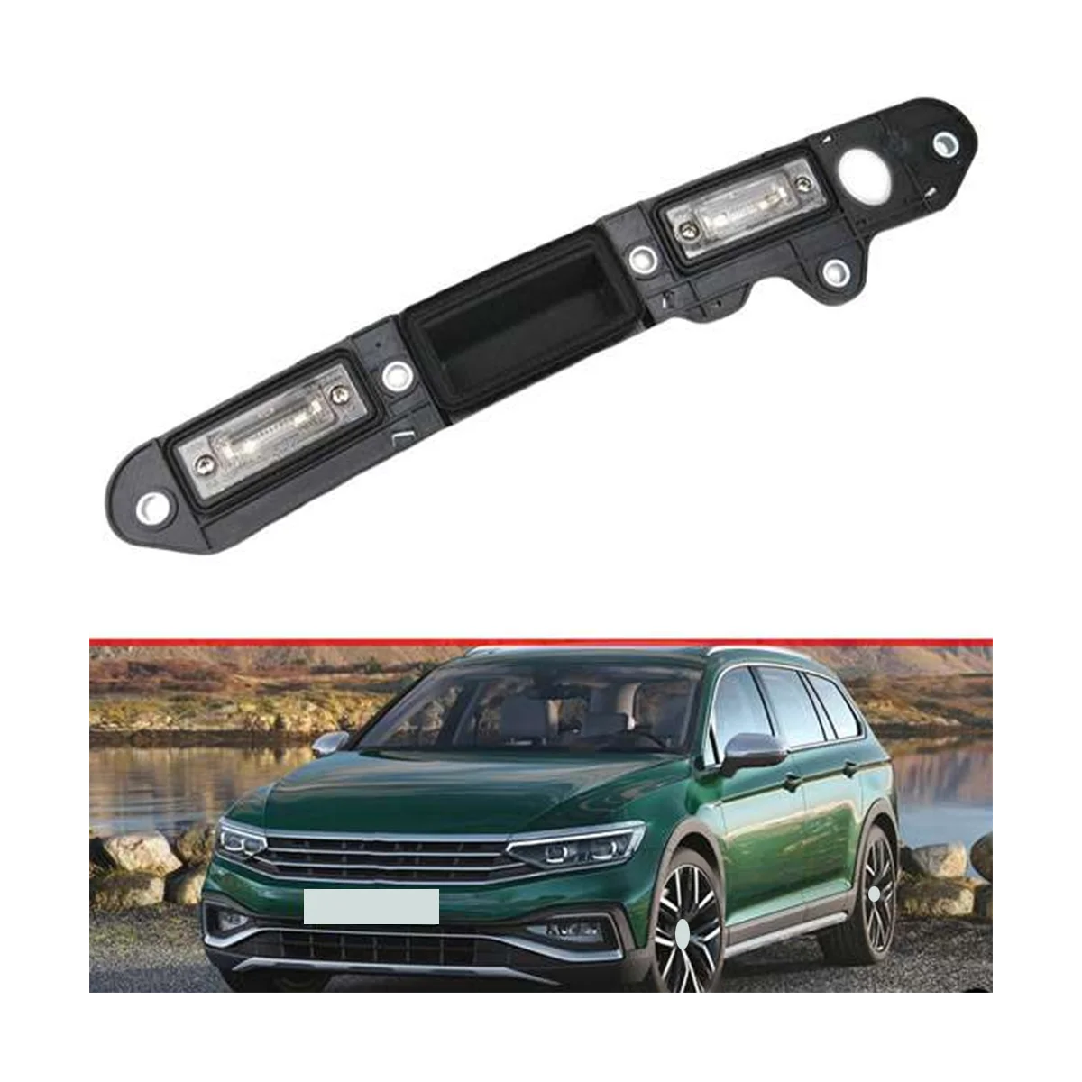 Car Luggage Compartment Handle License Plate Switch Tail Cover Switch for VW Golf Plus Jetta Passat B6 Touran 1TD827574A