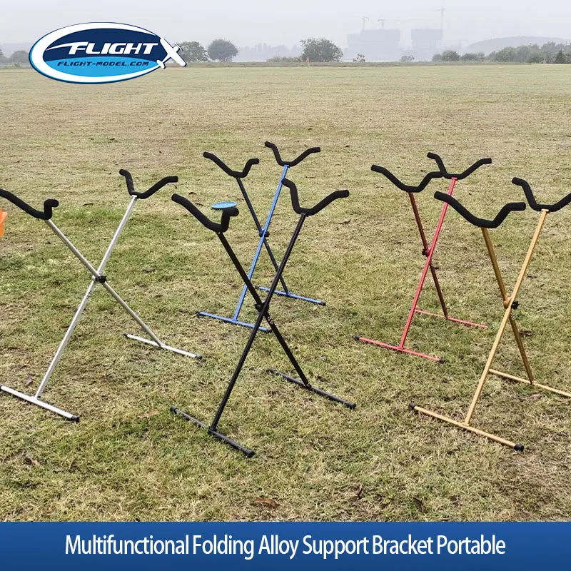 Model Airplane Display Stand Folding Aluminum Alloy Support Bracket Multi-Function Bracket for RC Model DIY Tool