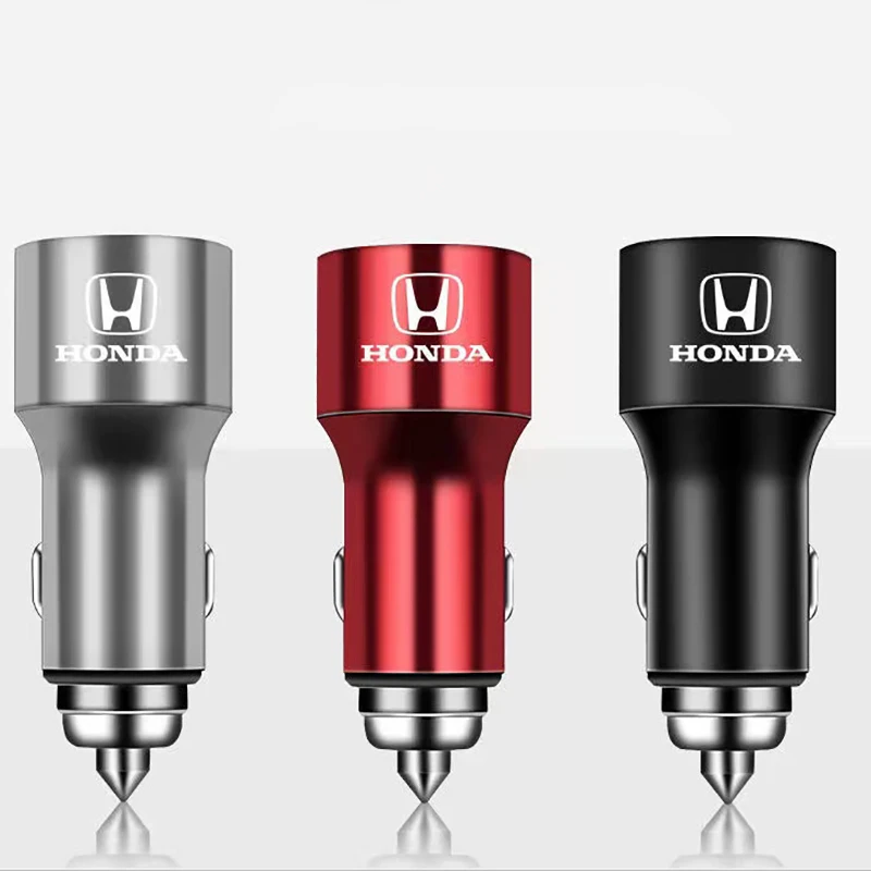 Car Charger Dual USB Ports 4.8A Super Fast Charging USB Type C Fast Charger Adapter for for Honda Civic Accord CRV XRV FIT