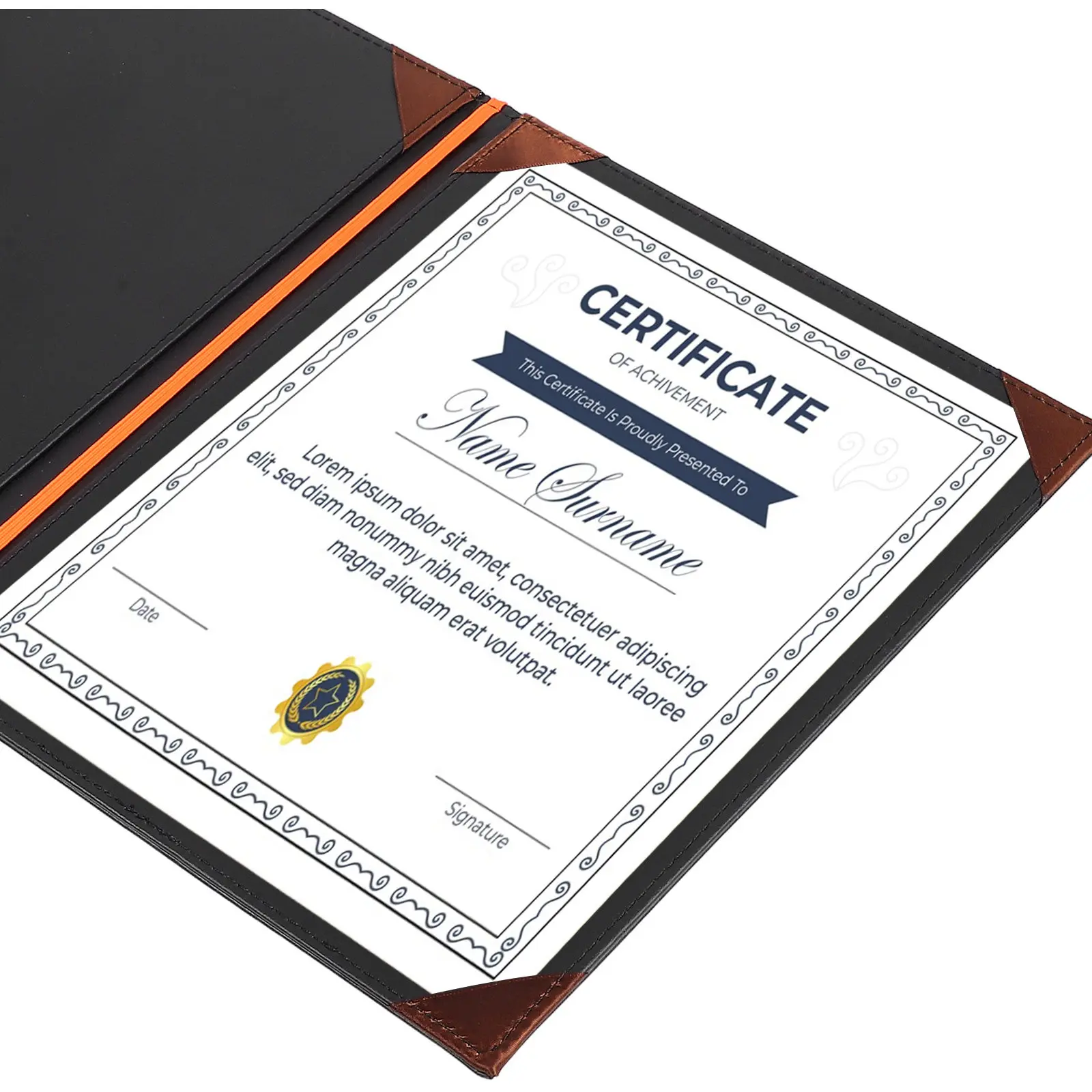 

Обложка для диплома, папка для защиты дипломов, прочная, подходит для различных сертификатов, идеальные аксессуары для выпускников.