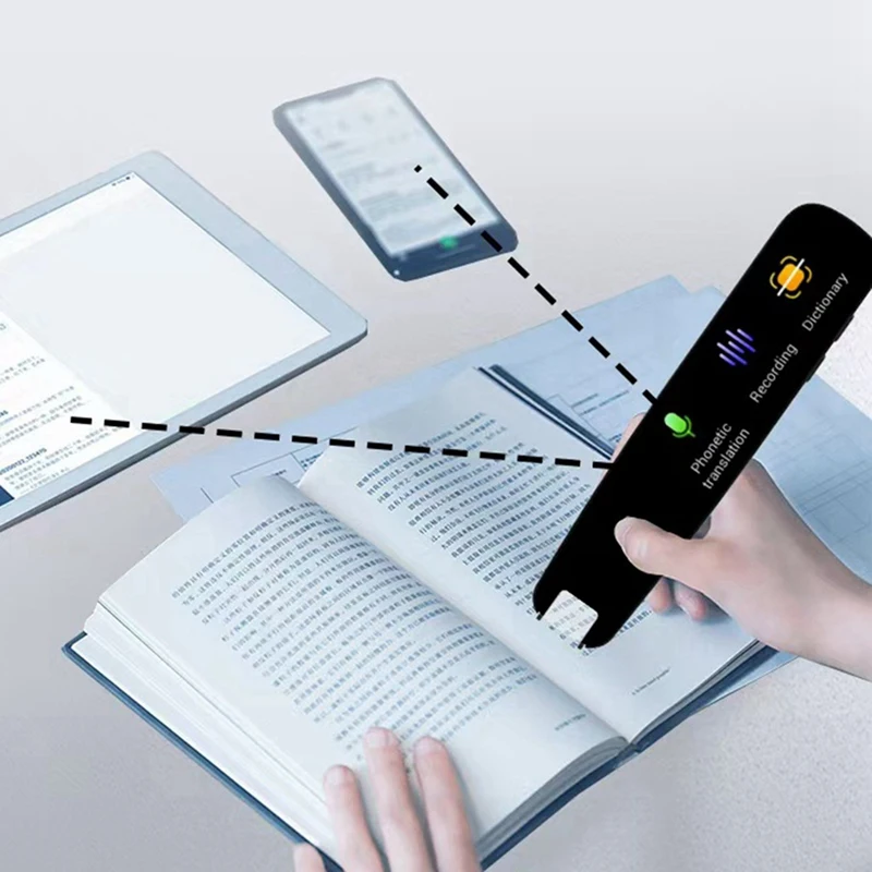 Portable Scanner Mini Handheld Scanning Translation Pen Multi-Language Accurate Offline Translation Pen Scan Reader Pen A