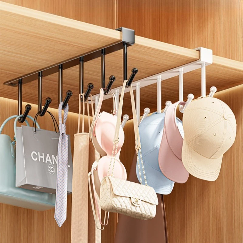Picture 7: 2PCS Multifunctional Hat Storage Hanger for Home Dorm Closet Side Hook Organizer for Bag Camisoles Underwear Space Saving Holder