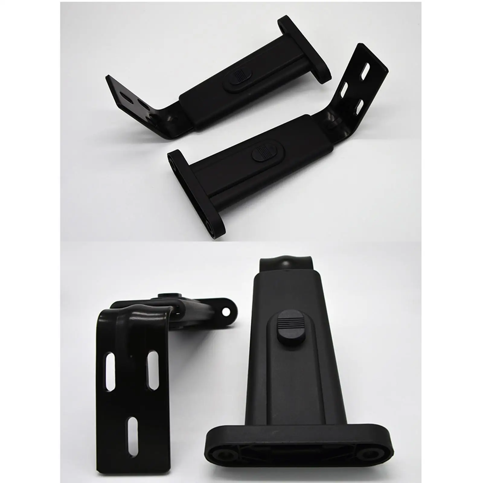 Height Adjustable Chair Armrest Pair Black Easy to Install Office Chair Armrest