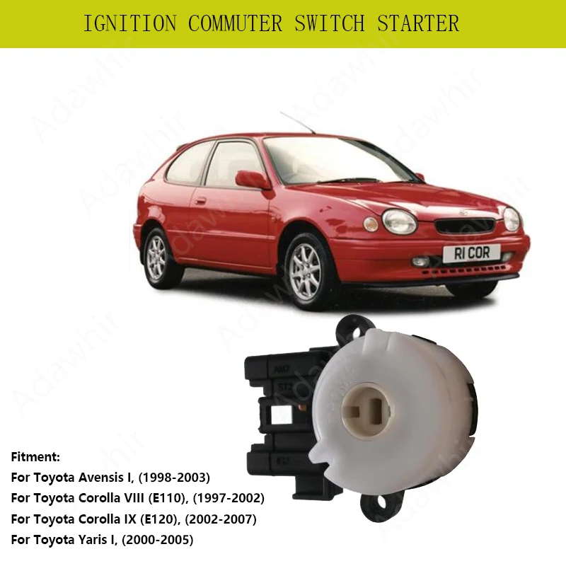 New Ignition Lock Barrel Contact Switch for Toyota Corolla E11/E12 1997-2007