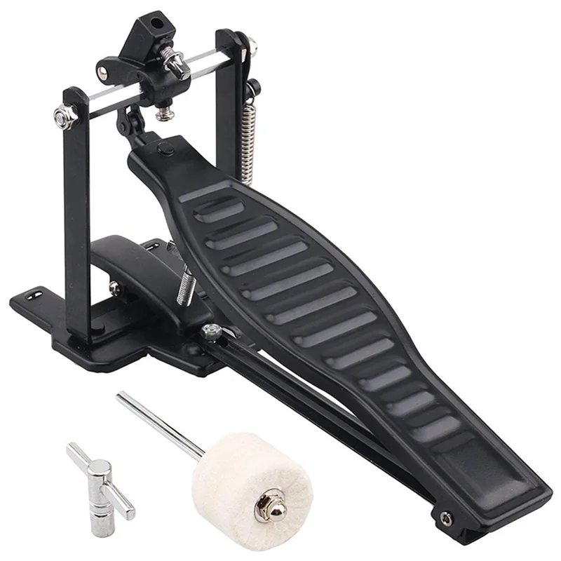 

ABVB-2X Drums Pedal Black Aluminum Alloy Children Rack Drums Pedal Set With Drum Beater Stick & Drum Key