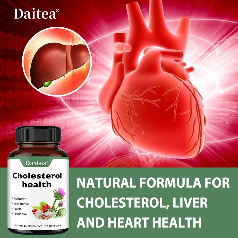 

Berberine + Milk Thistle Capsules - for Kidney & Liver Health, Liver Detox and Cleanse, Promotes Skin and Digestive Health