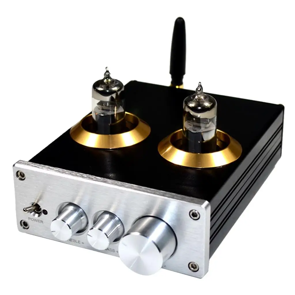 Hifi 6J5 Tube Preamplifier Bluetooth 5.0 Preamp Board Buffer Metal Amplifier PCB for Audio Upgrade