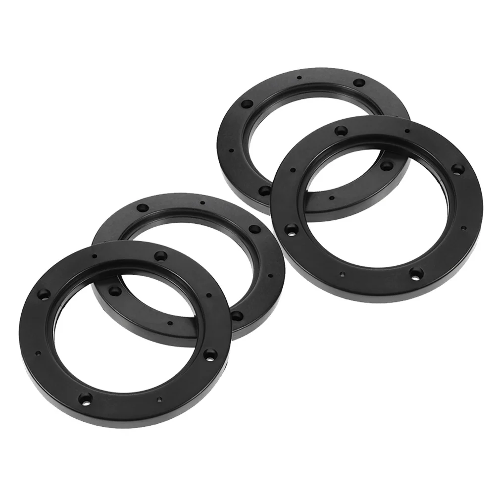 

4Pcs Universal ABS Speaker Spacer Rings 5 Inch Car Speaker Spacer Adapter Mounting Bracket for Car Audio Sound Upgrade