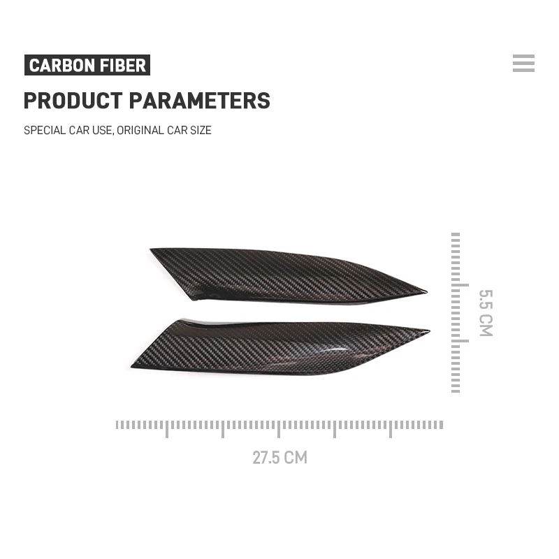 Para BMW 3 4 Series G20 G21 G22 G23 G26 G80 G81 M3 G82 G83 M4 consola central de fibra de carbono Real cubierta embellecedora de Panel lateral de cambio de marchas