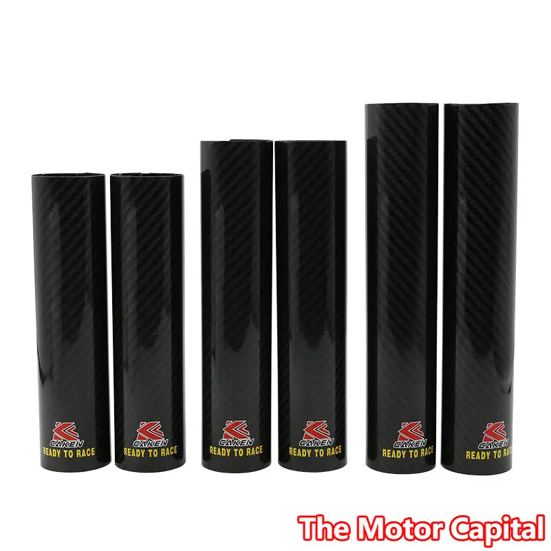 

202mm 225mm 248mm Universal Motocross Carbon Fiber Front Fork Guard Wrap Cover Skin Dirt Pit Bike Protector Shock Absorber