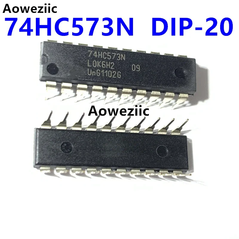 74HC573N DIP-20 In-line 74HC573 8-bit Tristate Output Trigger D-type Latch