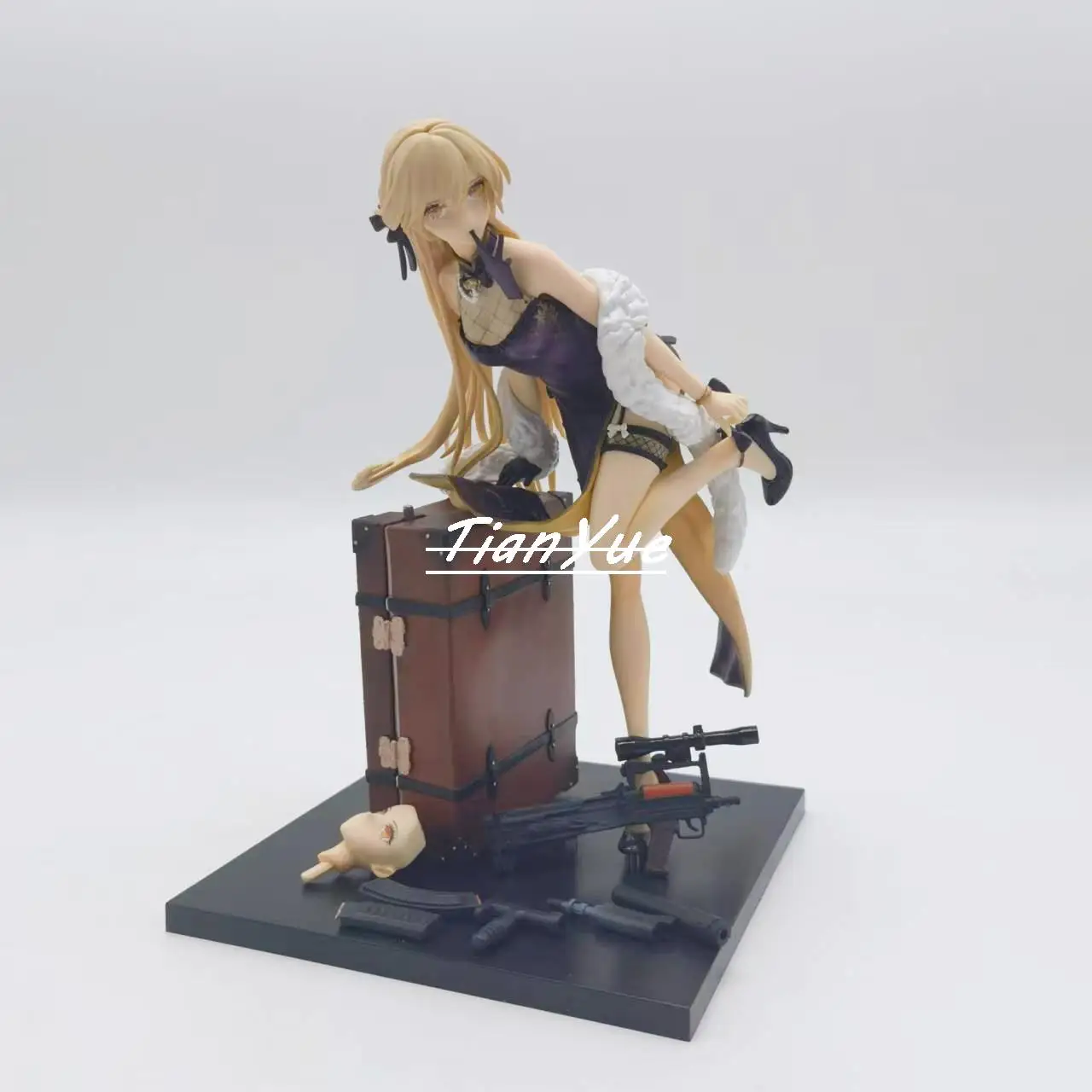 Anime Girls Frontline Beautiful girl OTS-14 PVC Girls Action Figure Model Toys 24cm