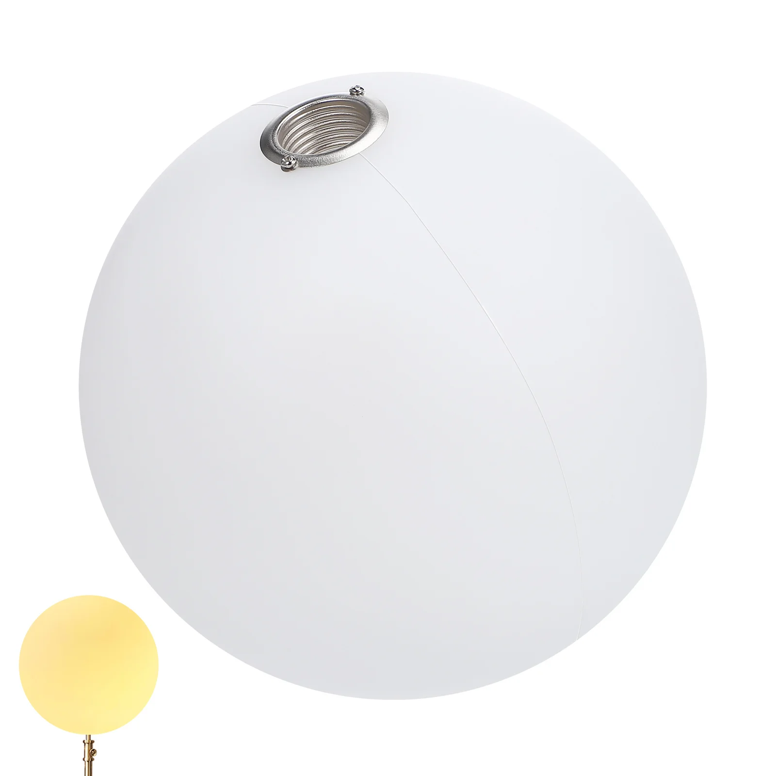 

Globe Lampshade G9 Metal Screw Milky White Ball Easy Install Decorative Pendant Light Shade Replacement Light Cover