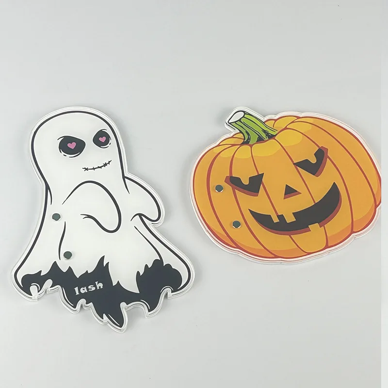 Halloween Colorful Acrylic Lash Pallet Magnetic Suction False Lashes Tray Holder Acrylic Eyelash Extension Display Lash Plate