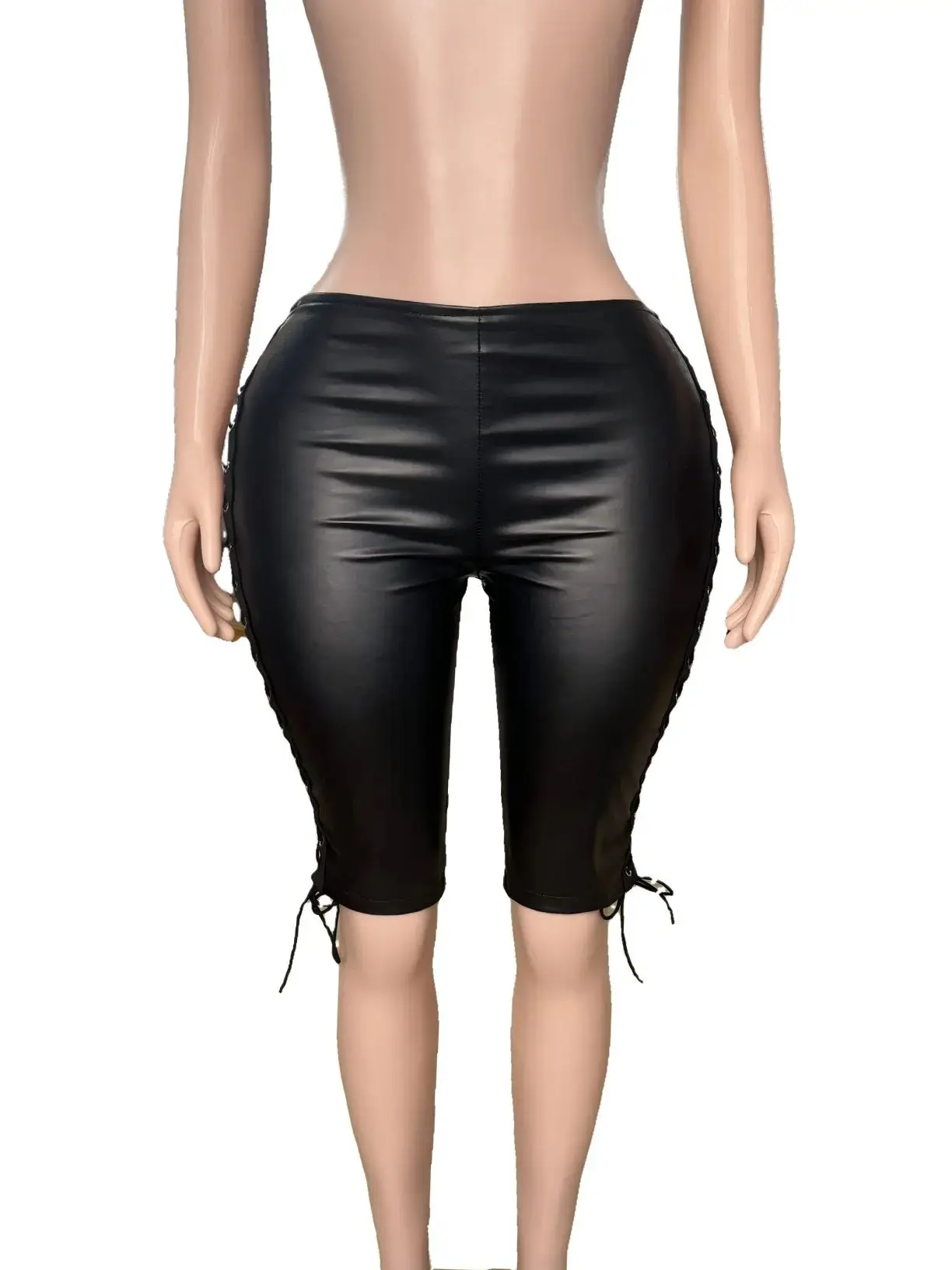 غريب سنور الجانب Shiring بولي Pants السراويل النساء الجوف مثير فاخر البرية الأساسية الشارع الشهير محب منتصف الليل الاتجاه كلوبوير سراويل البيك القصيرة